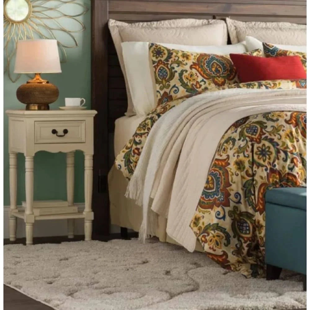 Antiqued Solid Wood Night Stand H648474
