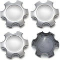 5 1/2 Chrome Wheel Center Caps (Pack of 4) D383