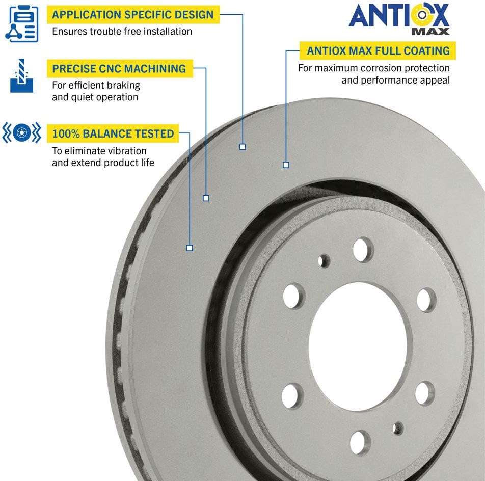 Rear Brake Kit Calipers Rotors Ceramic Pads N36186