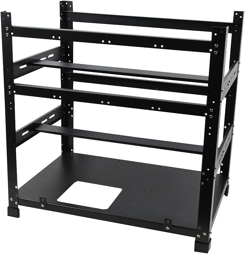 3 Layers Open Mining Frame for 12 GPU Server Rack G6063