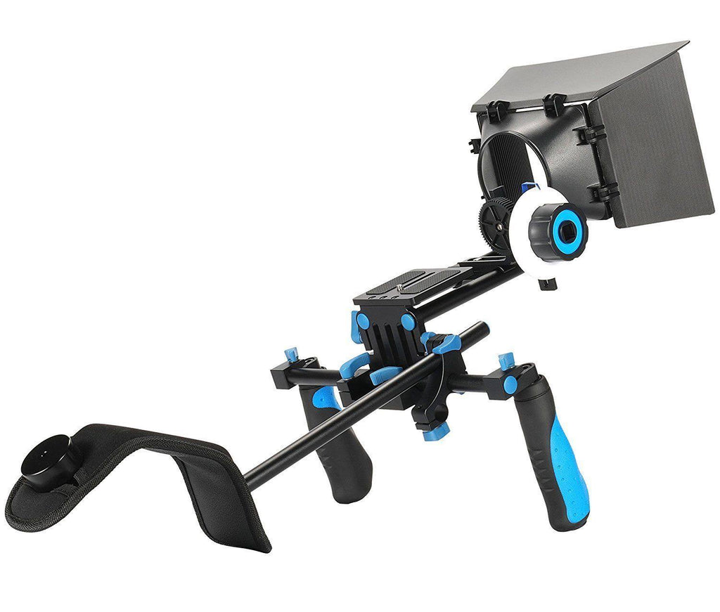 DSLR Rig Shoulder Mount with Follow Focus and Matte Box A288