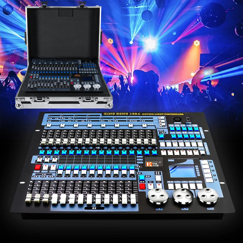 DJ Lighting Controller with Flightcase, Grand Console DMX and MIDI Operator 1024 Channel R778934
