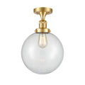 Satin Gold Semi-Flush Mount Light W230650