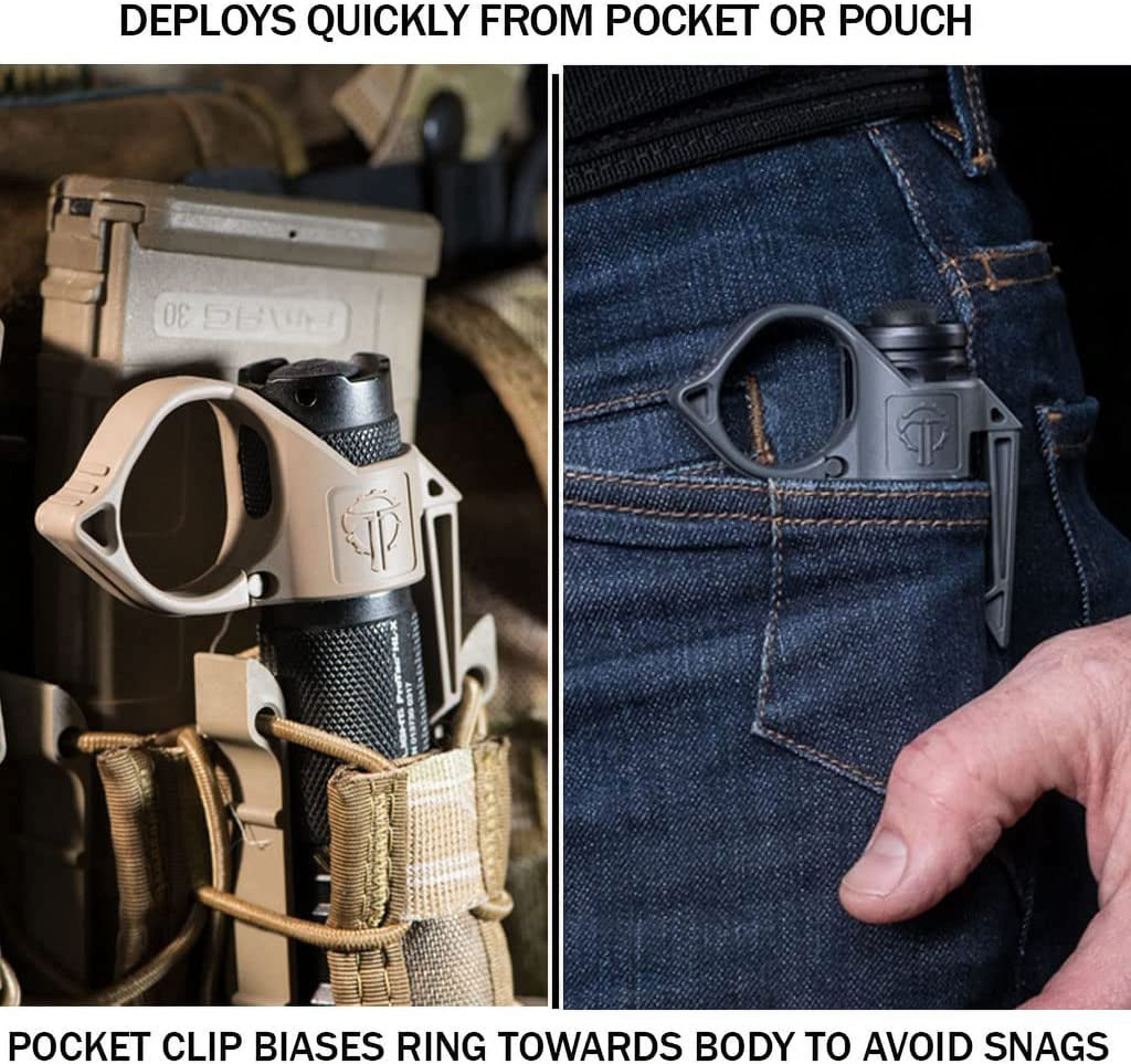 Tan Flashlight Ring K9762