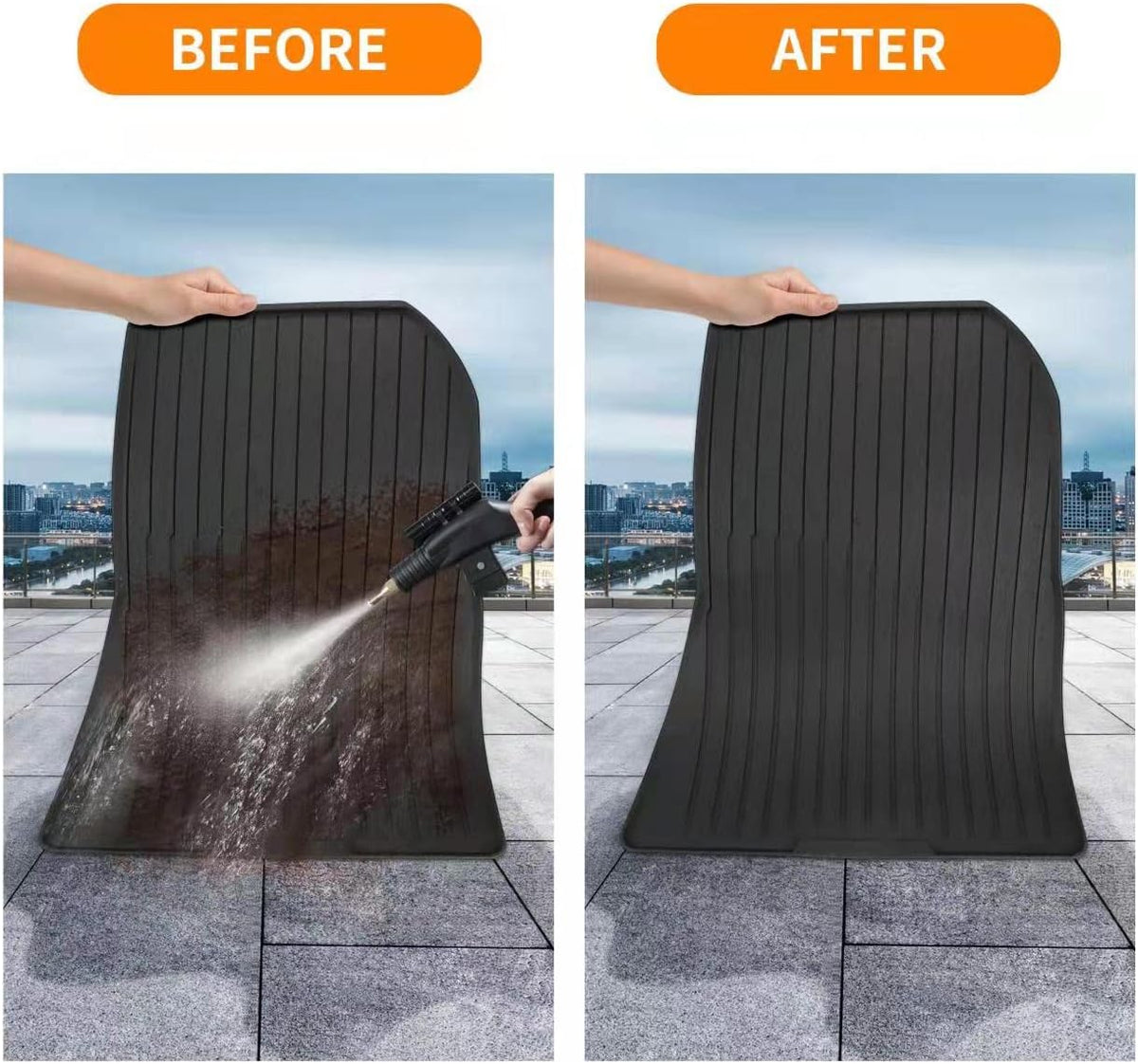 TPE Car Floor Mats 4pcs W9317