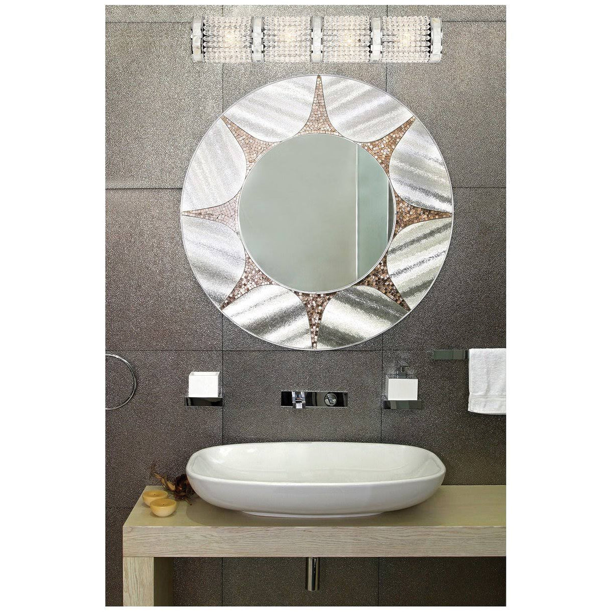 Polished Chrome 4 Light Bath Bar V550735