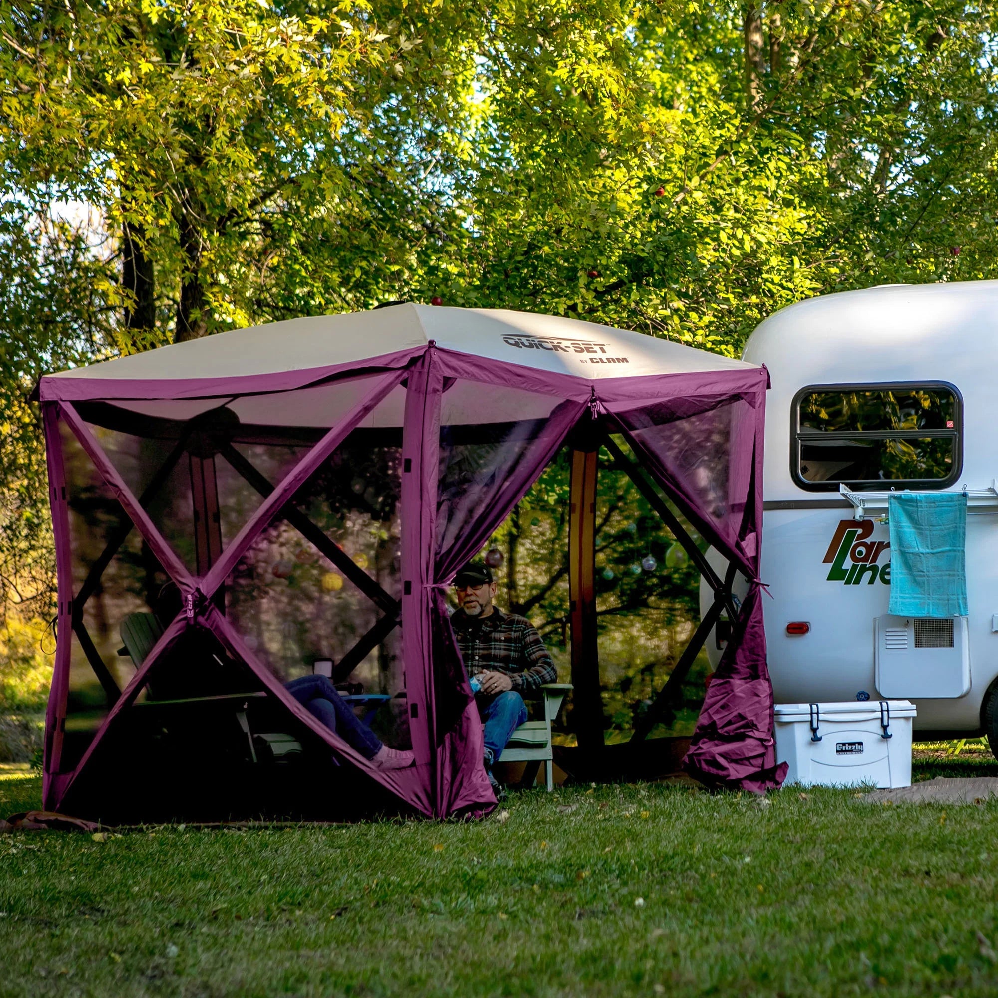 Plum 9x9 Ft Portable Camping Canopy Shelter I970288