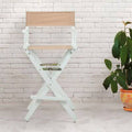 Folding Director Chair Olive White B247688
