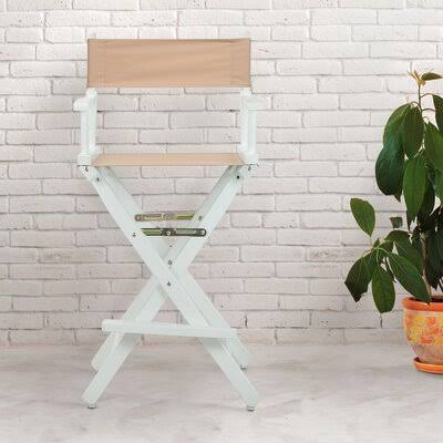 Folding Director Chair Olive White B247688