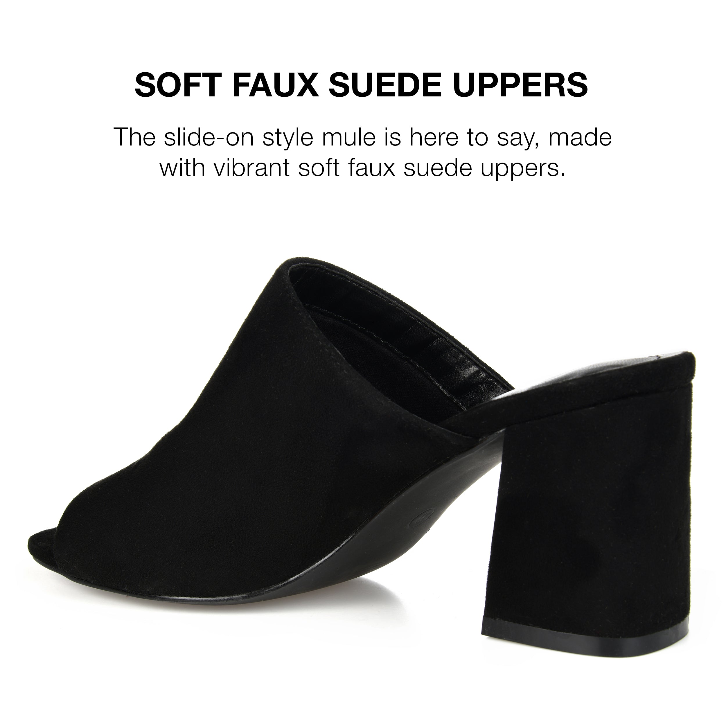 Wide Width Peep Toe Block Heel Sandals H969