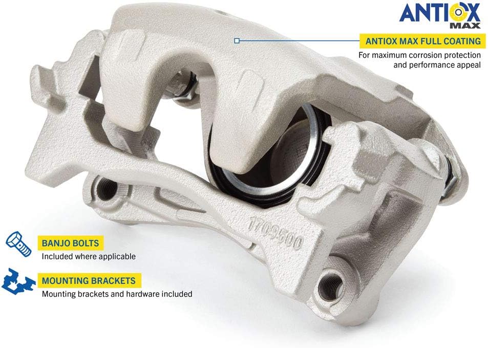 Rear Brake Kit Calipers Rotors Ceramic Pads N36186