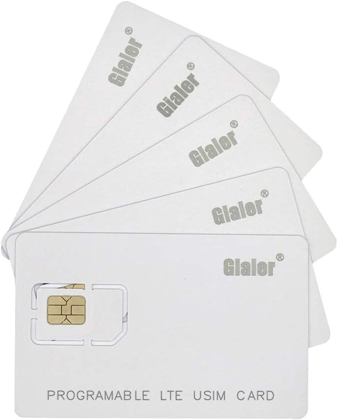 SIM Card Tools & Accessories Kit with 1 SIM Card Reader + 5pcs Programmable USIM Cards + 1 Adapter Kit T266