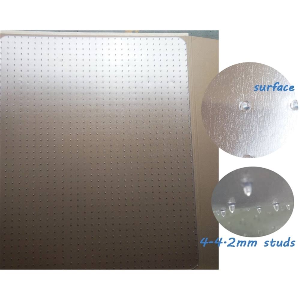 Clear PVC Carpet Floor Office Chair Mat I55653