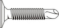 #10-24 x 1 1/2 Coarse Thread Self Drilling Screw Phillips Wafer Head Black Zinc Plated N47345
