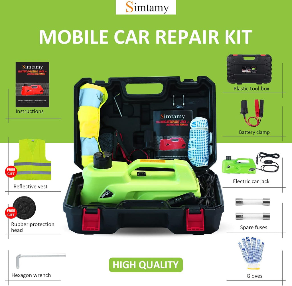 12V Hydraulic Car Jack 5 Ton E900067