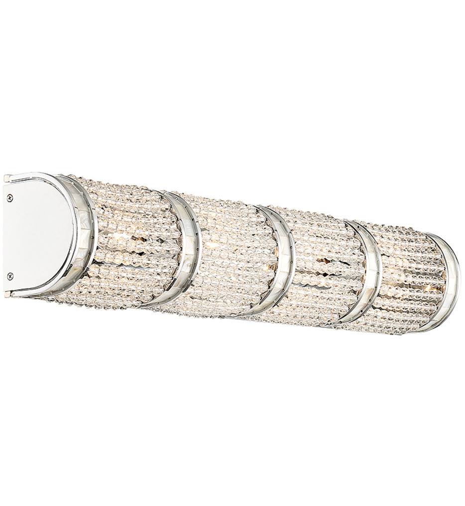 Polished Chrome 4 Light Bath Bar V550735