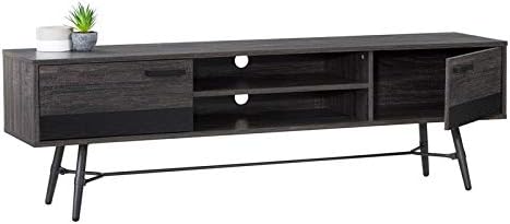 Distressed Gray TV Bench O6123