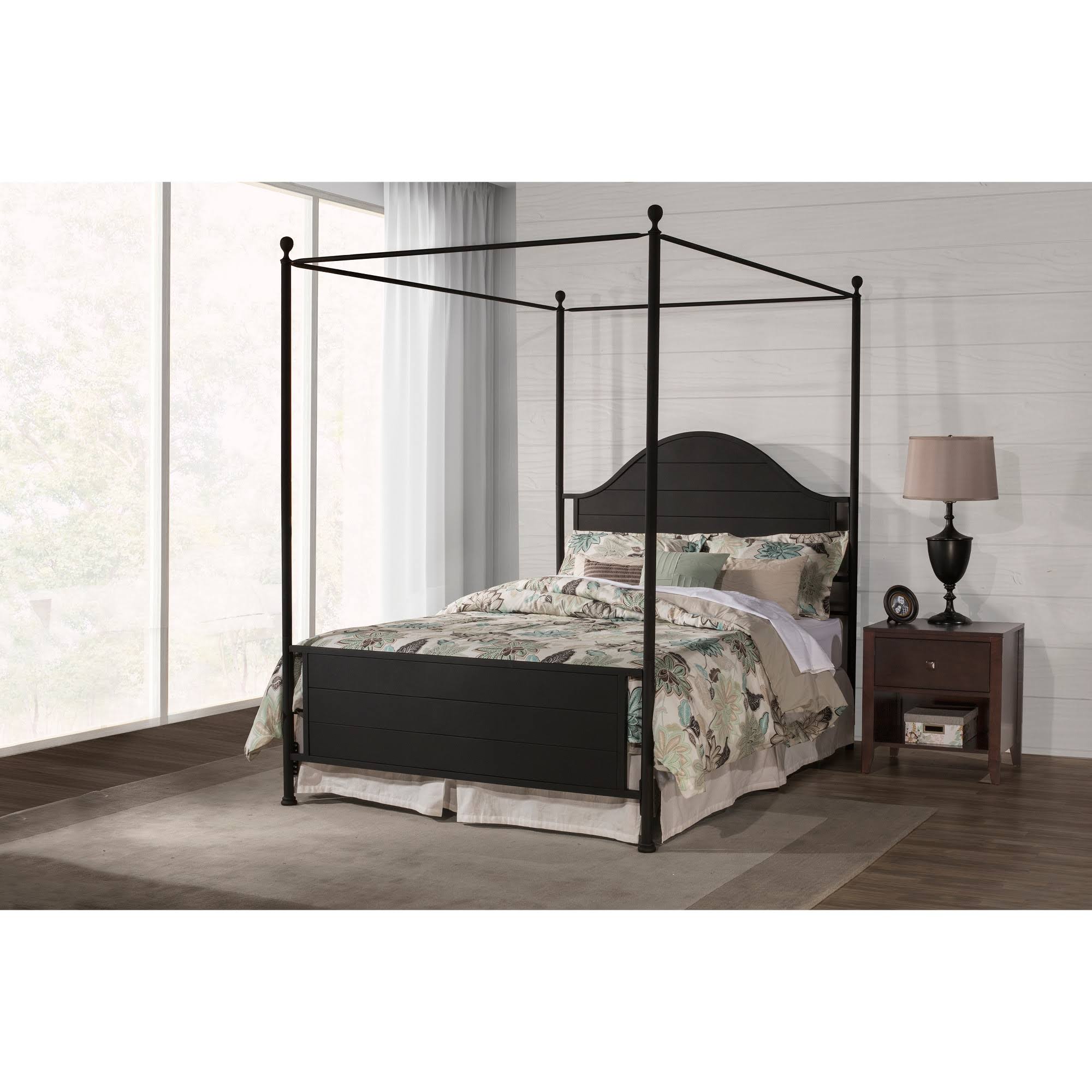 King Metal Canopy Bed G7339