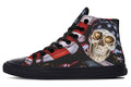 Skull And Stars Bandana Hightops Black Sole US 9 B54286