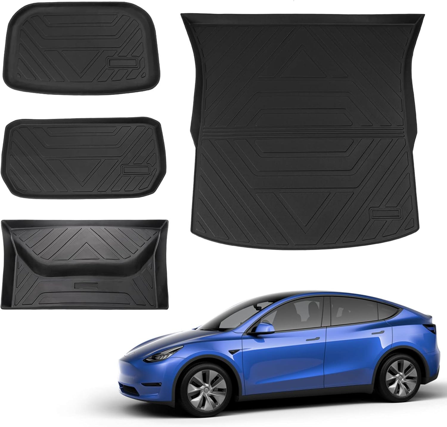 3 PCS Trunk Mat Cargo Liners for Tesla Model Y 5-Seater U987852