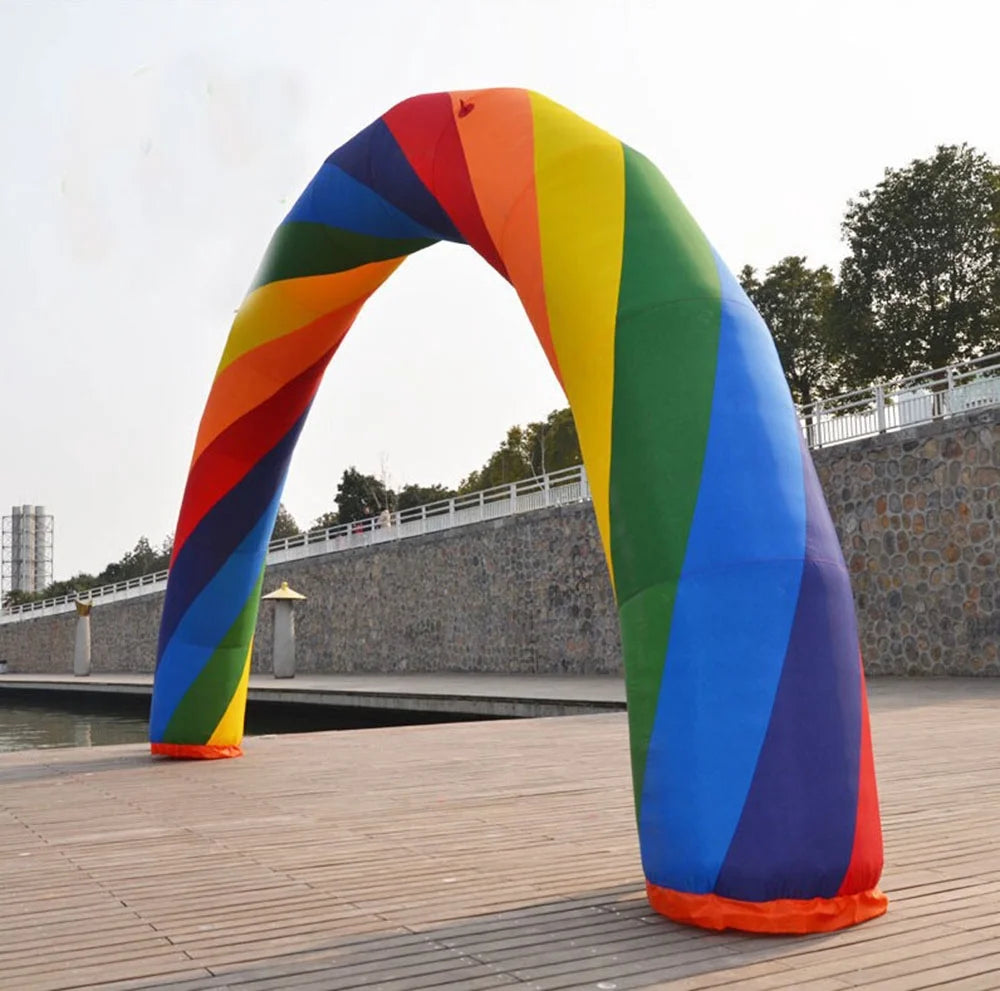Inflatable Rainbow Advertising Arch with PU Coated L298