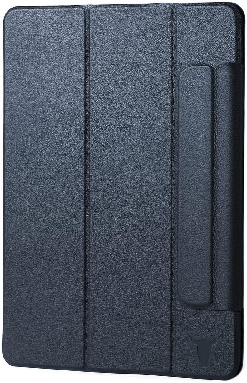 Magnetic Genuine Leather iPad Mini 6th Gen Case (Blue) T95977