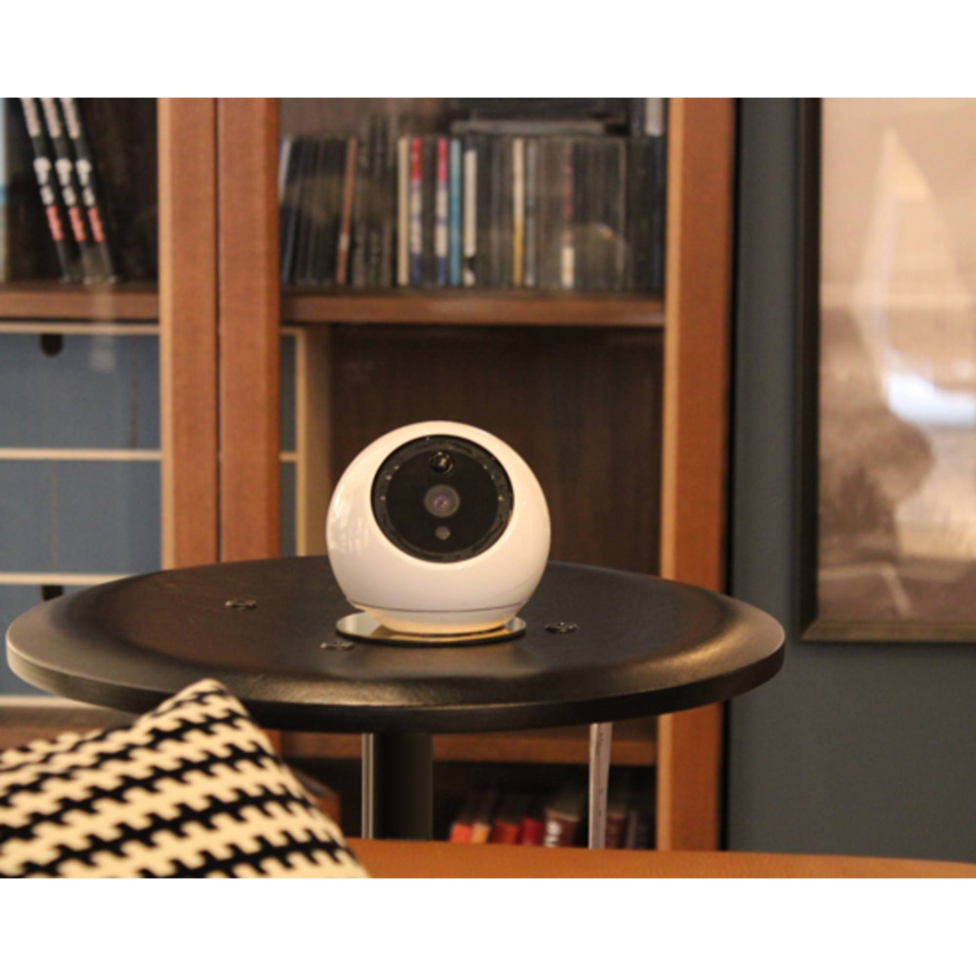 White Biometric Auto Tracking Security Camera W3862